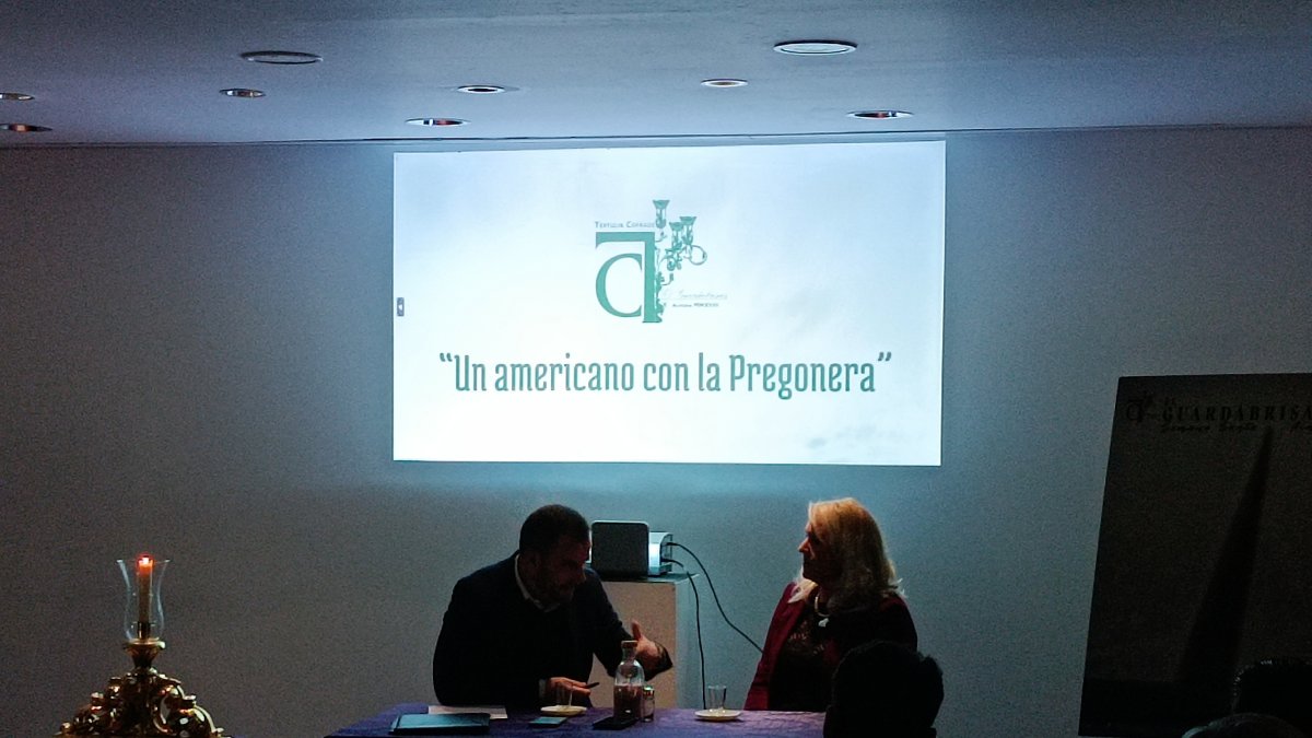 Un momento de la entrevista a Raquel Criado Allés.