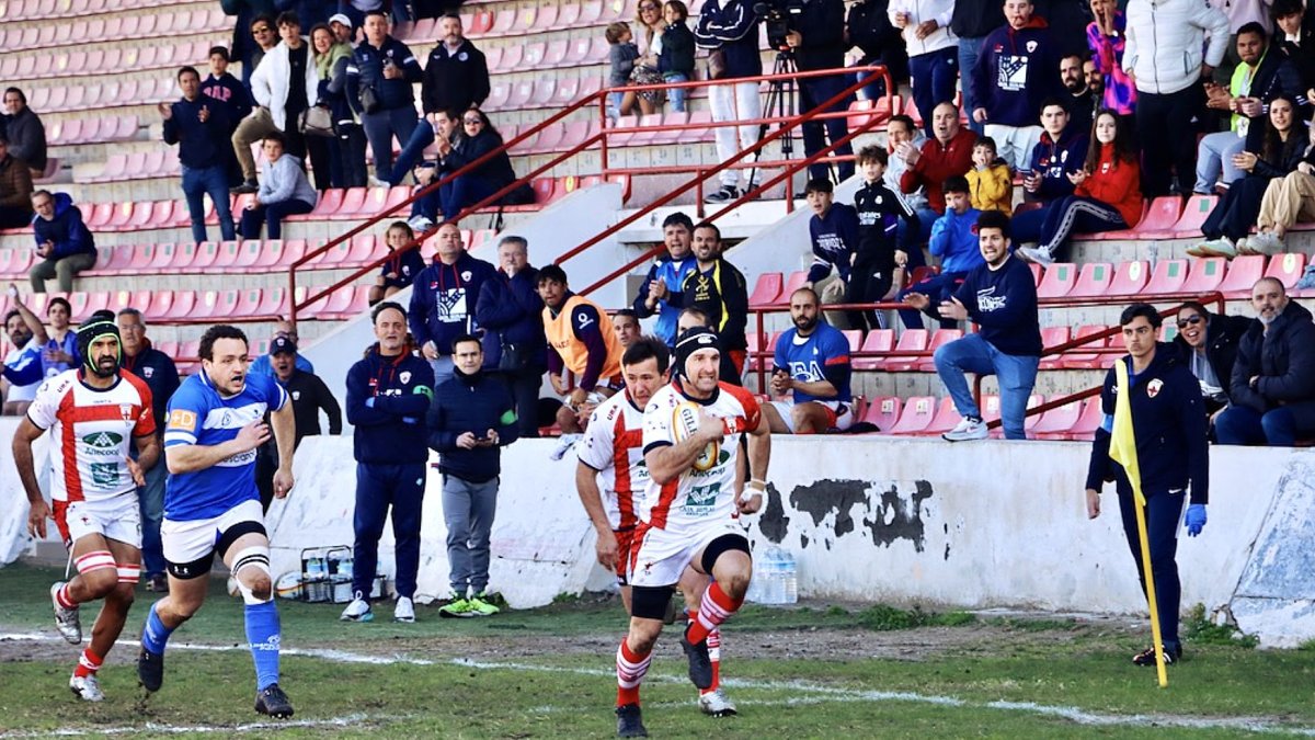 El jugador del URA en el último partido de la temporada en casa