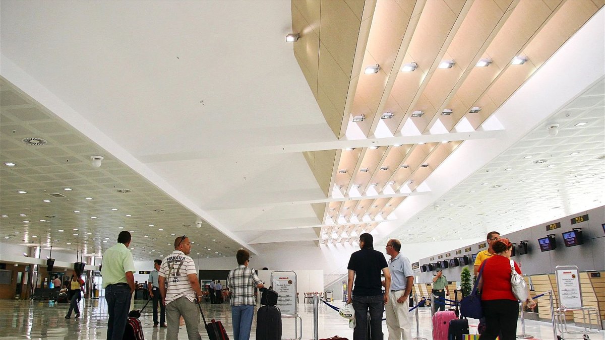 Instalaciones del Aeropuerto de Almería. Foto de archivo.