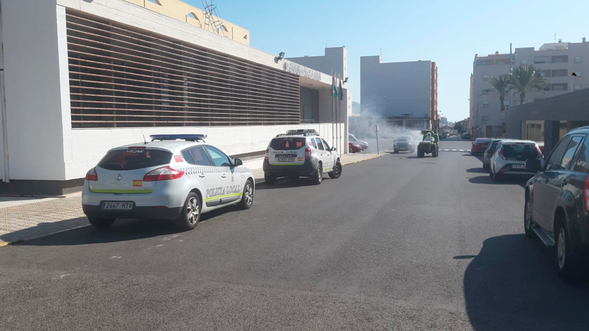 Las dependencias de la Policía Local de Vícar.