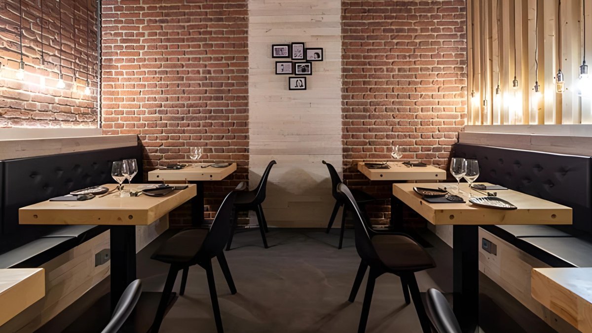 El salón del restaurante Sibuya.