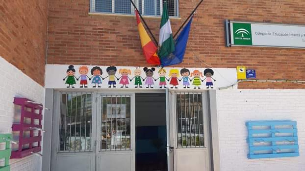 Colegio publico San Ginés, ubicado en el pueblo de Purchena