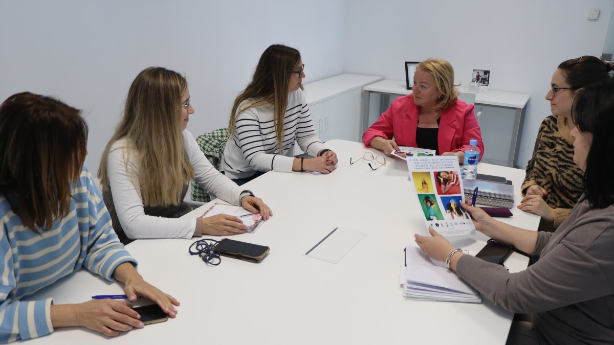 La edil de Discapacidad durante los preparativos.