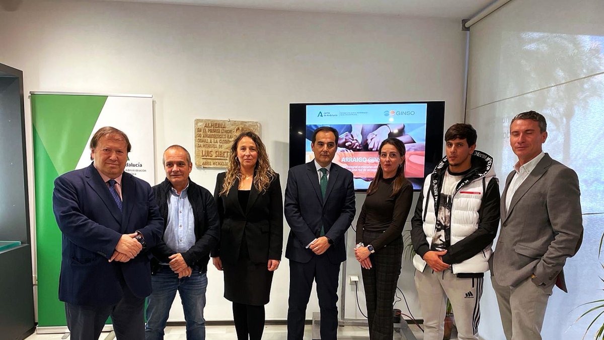 El consejero de Justicia presenta el Programa Arraigo del CIMI Tierras de Oria.