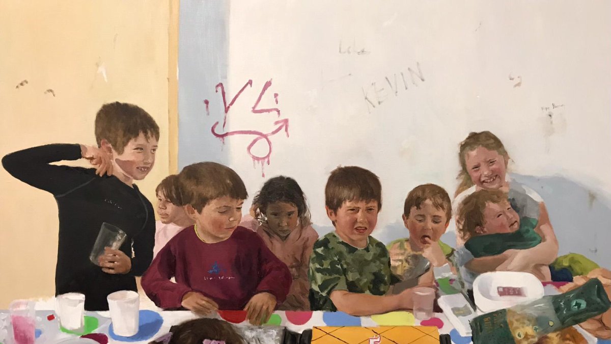 La obra \'Cumpleaños\' está expuesta en el MUREC.