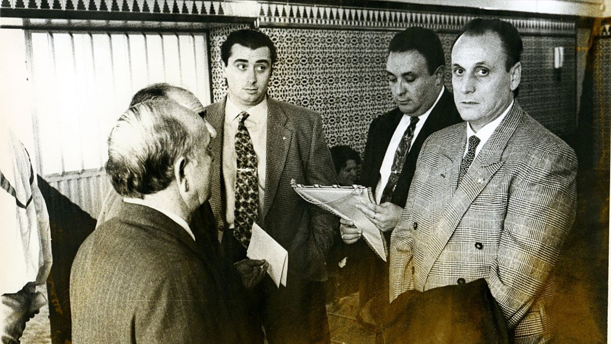 Manuel Ruiz de Lopera en el 'Patio de caballos' del Juan Rojas.