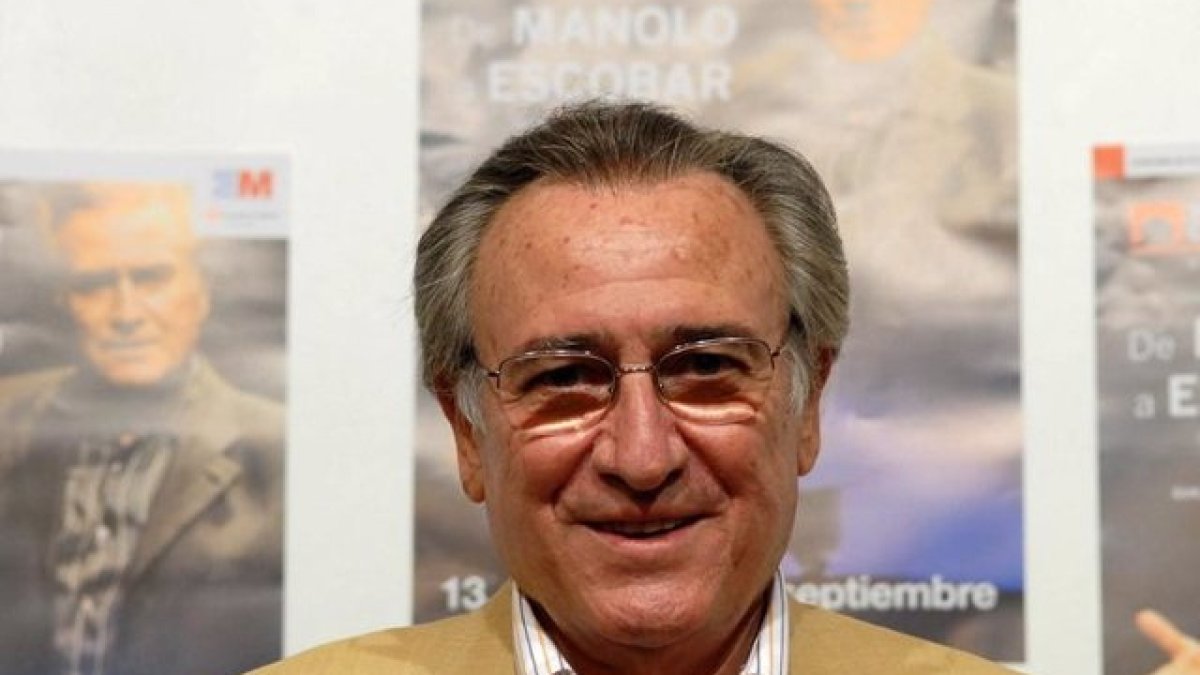 Manolo Escobar durante una de sus últimas giras.