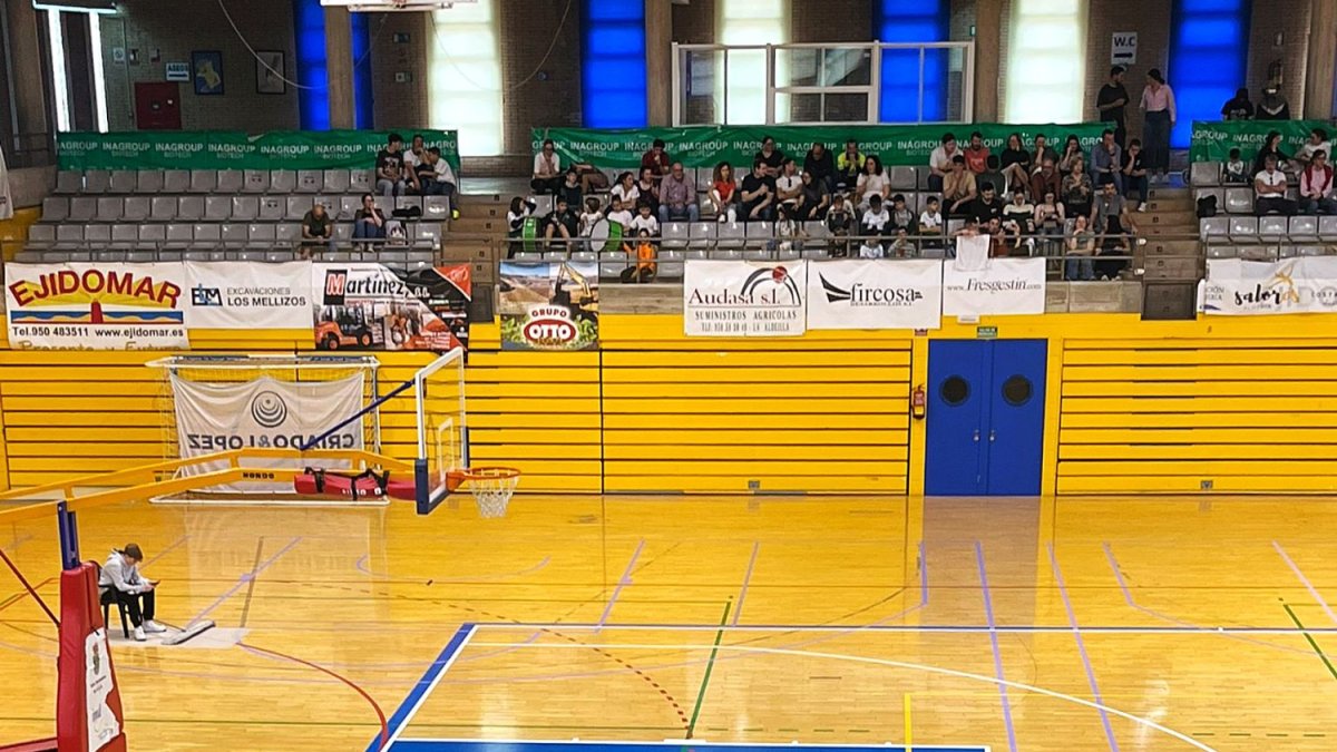 Tiempo muerto solicitado por Javi para prepara la última jugada del tercer cuarto