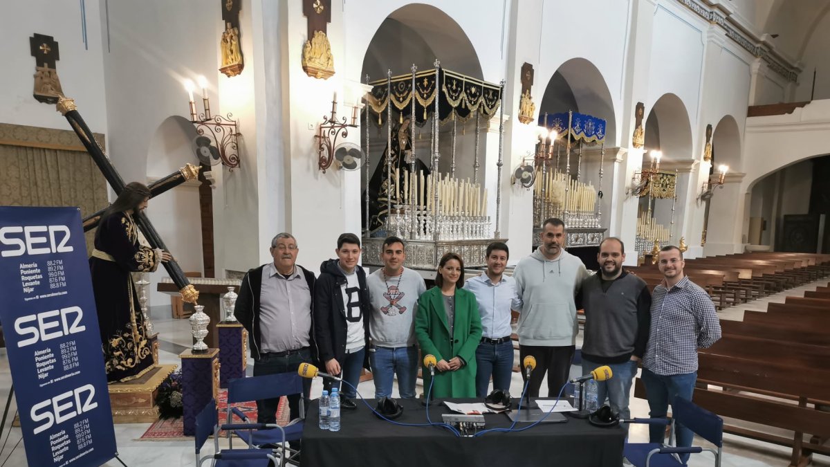 Invitados del Hoy por Hoy Levante emitido este Lunes Santo desde Albox.