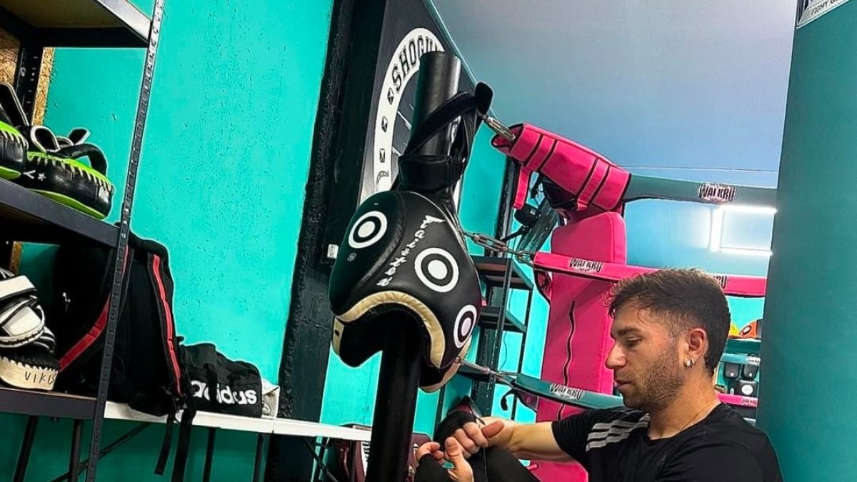 Embarba tiene otra pasión: el boxeo.