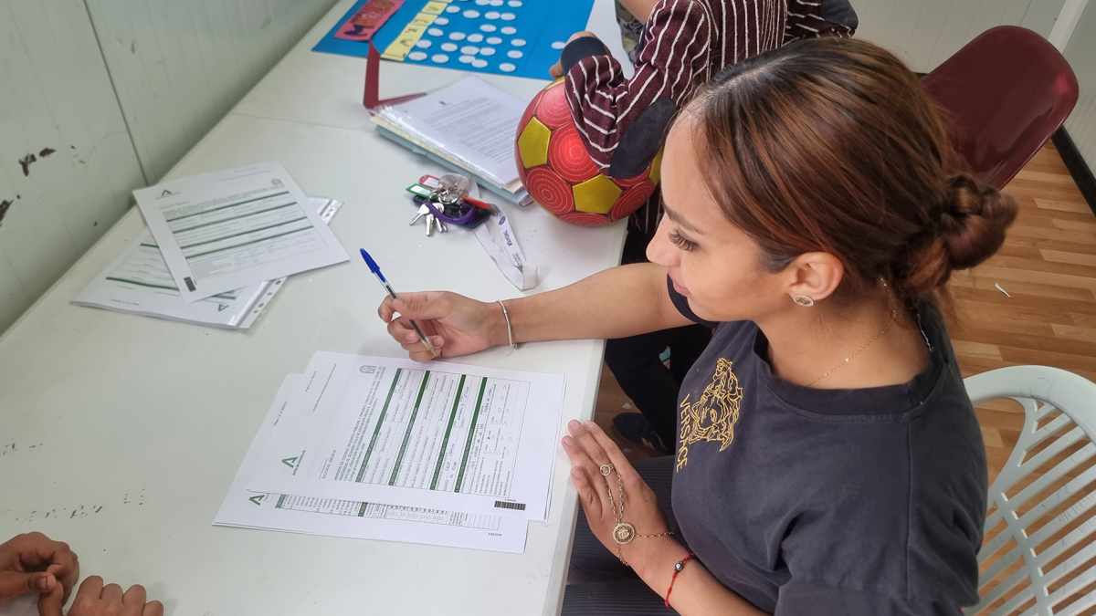 Una de las asistentes a la jornada.