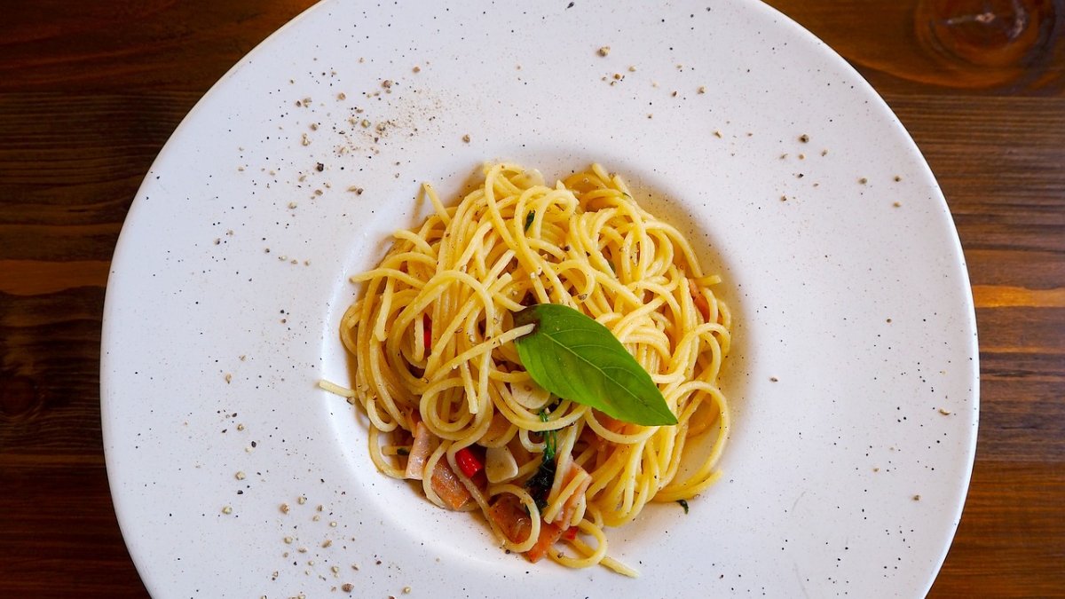 Tallarines para este menu saludable de sábado