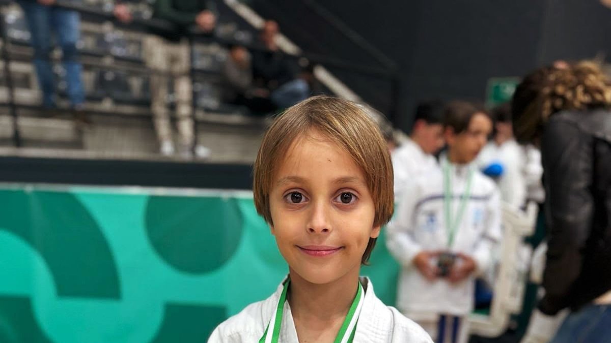 El pequeño Karateka de la escuela almeriense