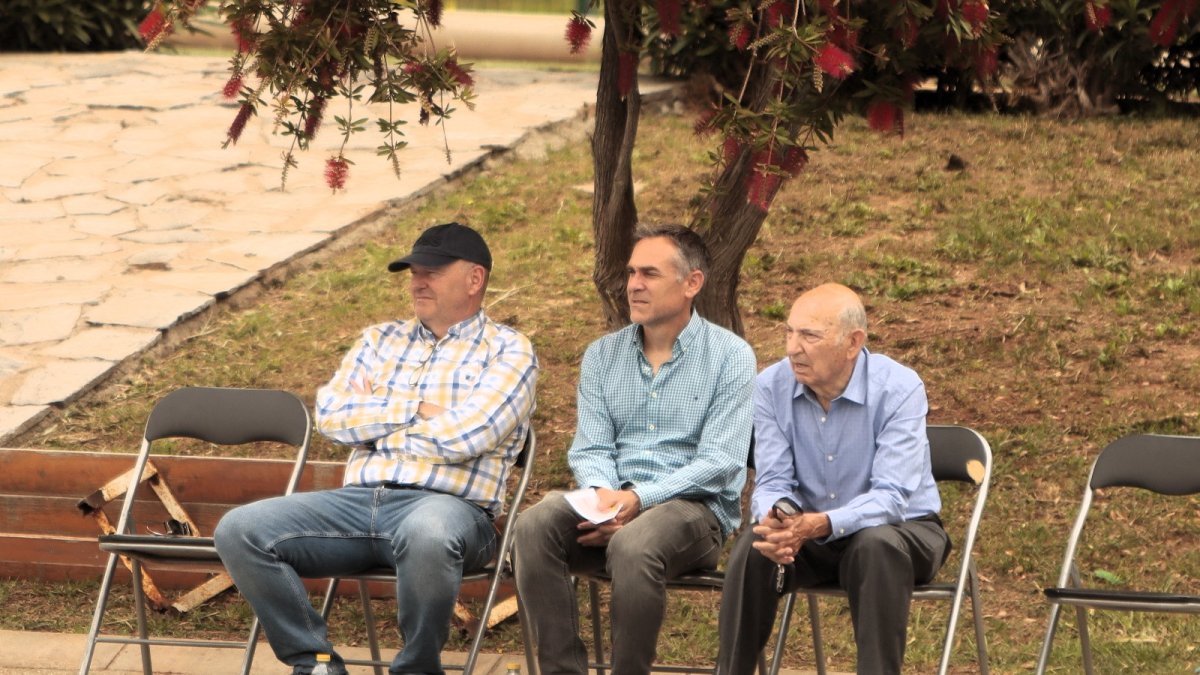 Pepe Mel ha protagonizado la imagen del día en el campo Anexo en el Almería B-Motril.