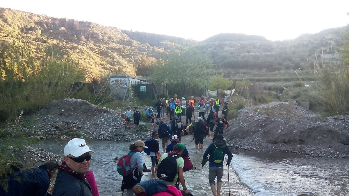 Una de las ediciones anteriores del peregrinaje a la Santa Cruz del Voto.