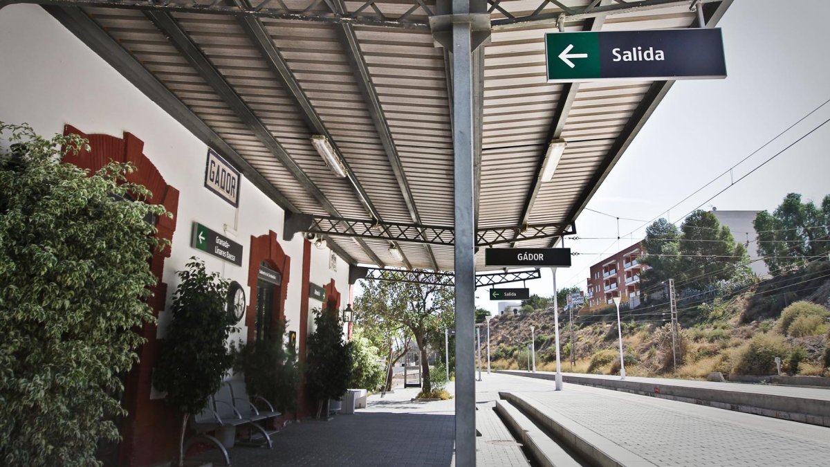 Estación de tren de Gádor.