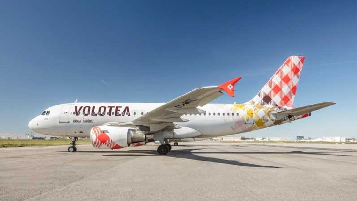 Imagen de archivo de un avión de Volotea.