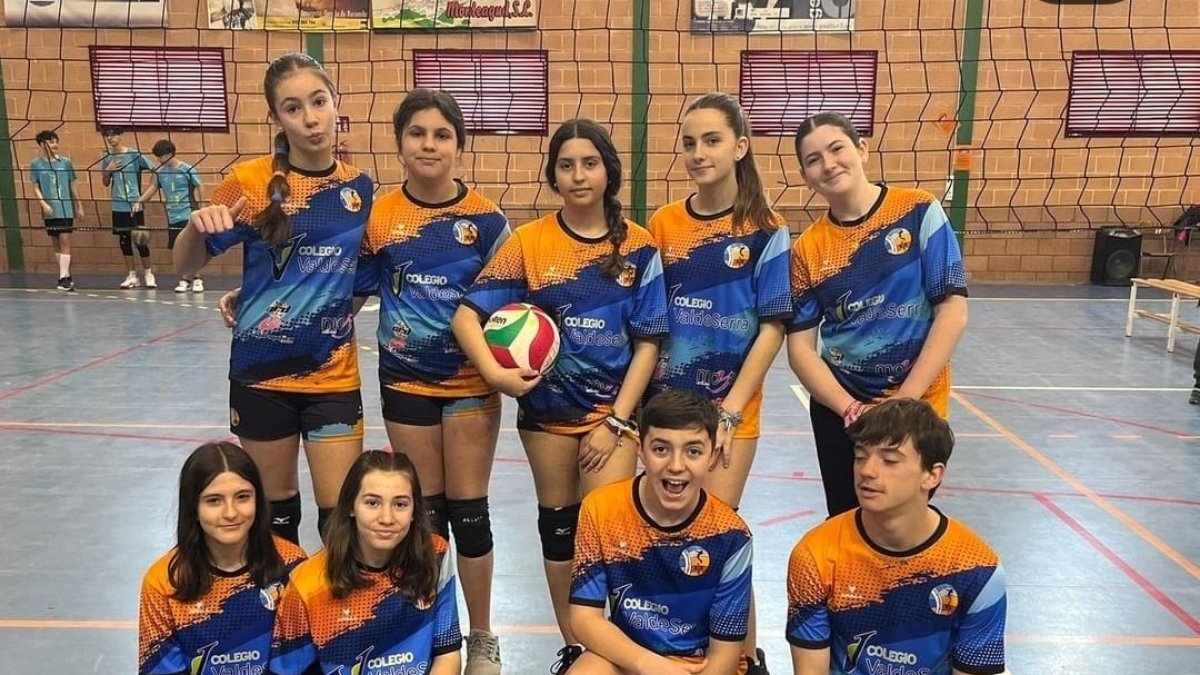 El equipo infantil del CV Vera, también clasificado para las finales.