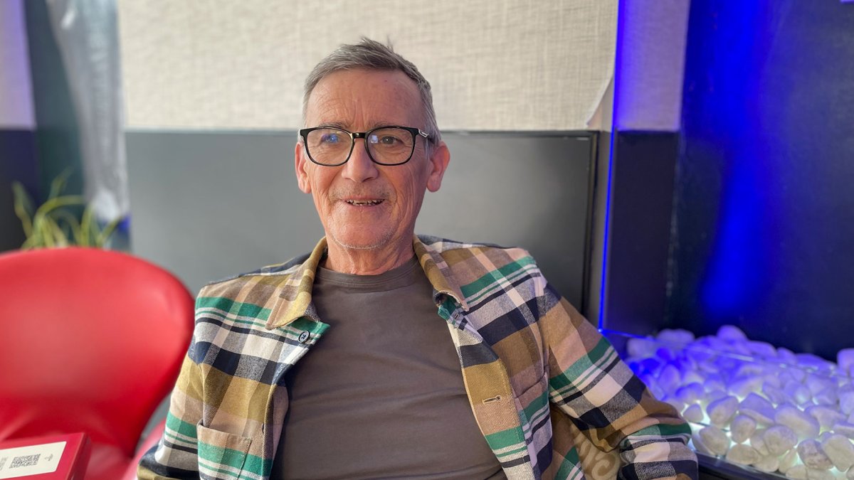 Pedro Llinares durante la entrevista.