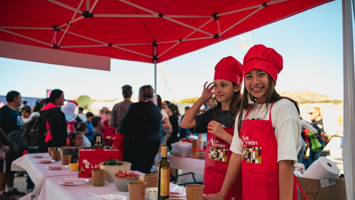 Taller de cocina saludable de La Unión. Foto: Nacho Bisbal.