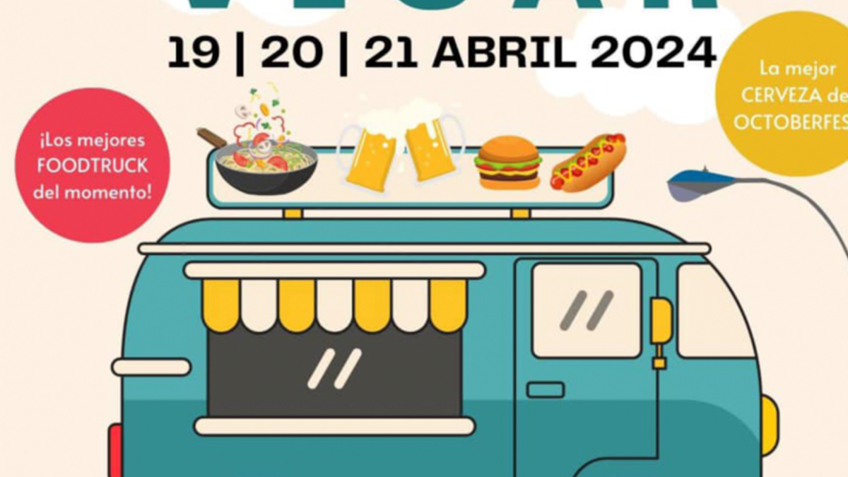 Cartel del festival de foodtrucks.