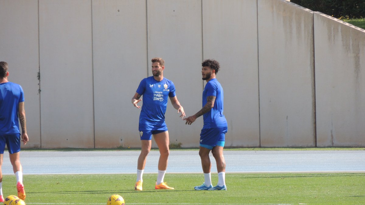 Baptistao y Luis Suárez en el Anexo