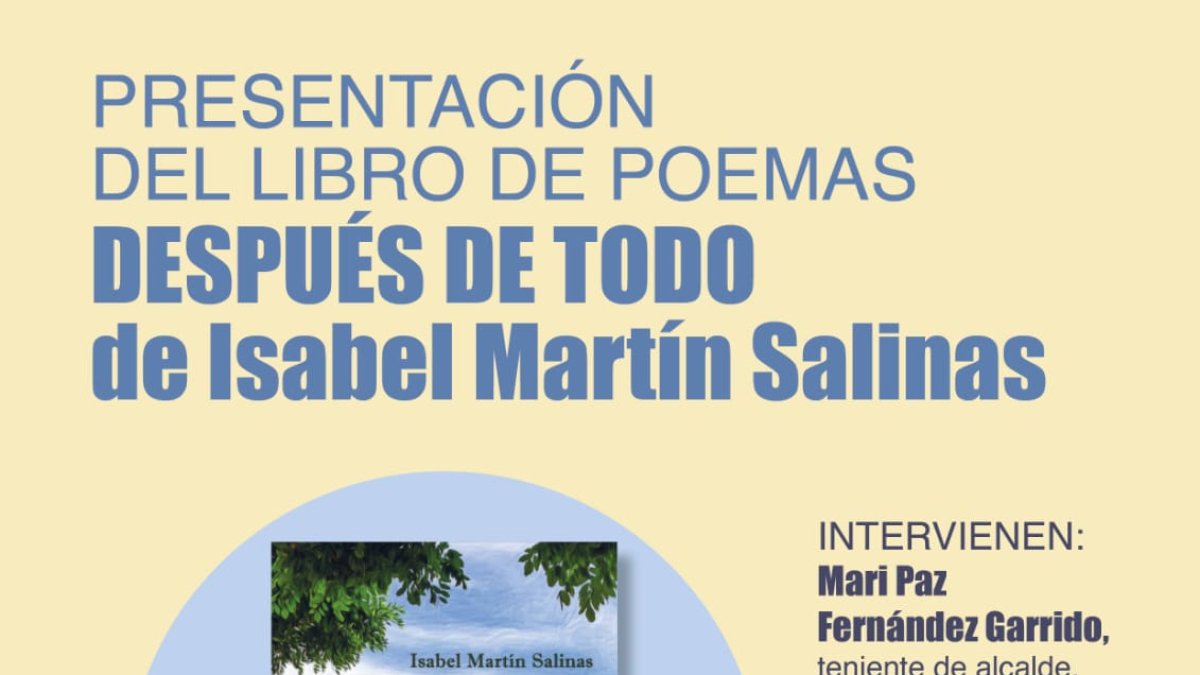 Cartel anunciador de la presentación en Adra.