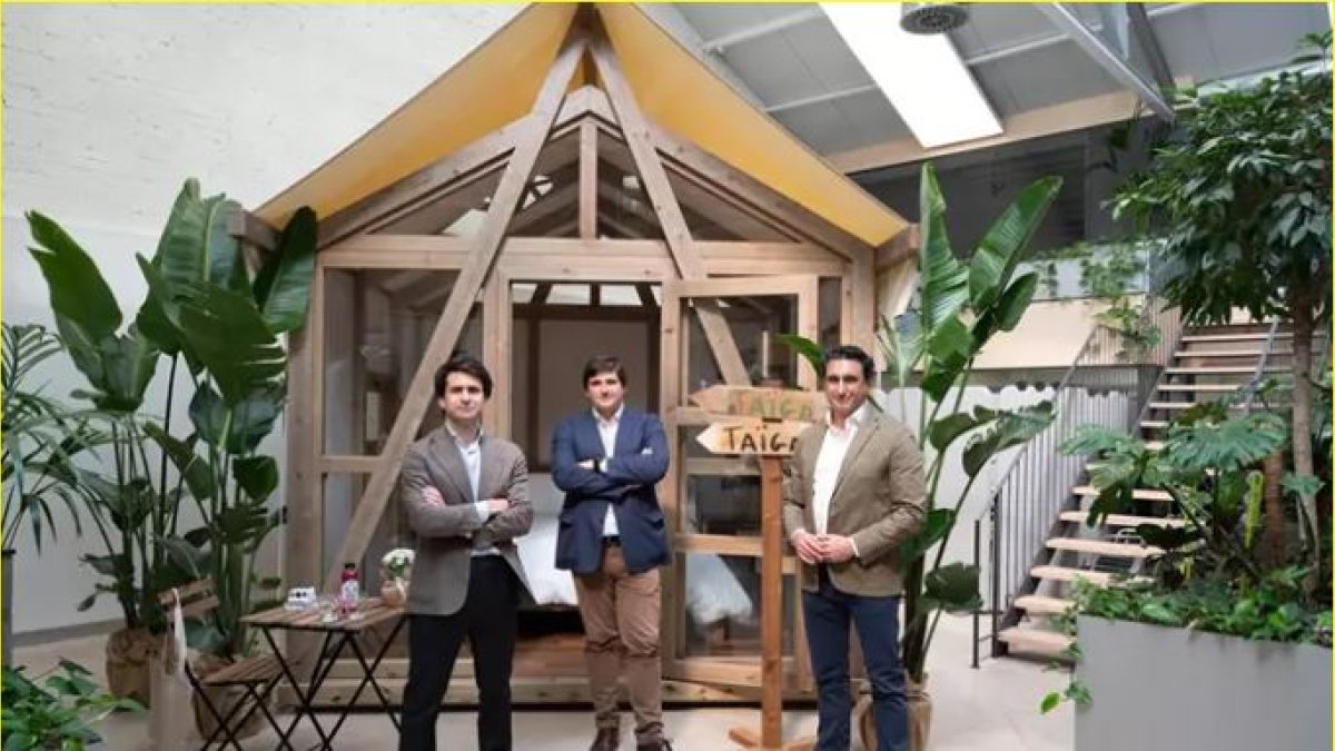 Agustín Medina, Borja de la Rica y José Gras, directivos.