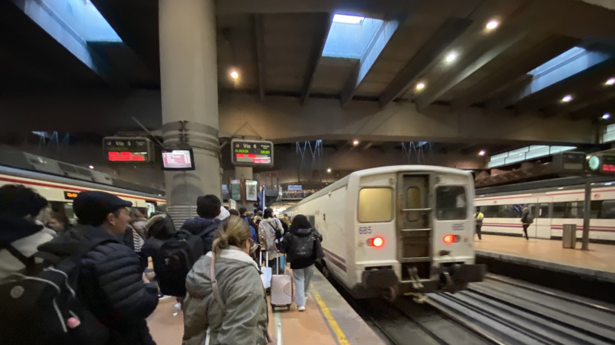 Intercity de Almería en Atocha.