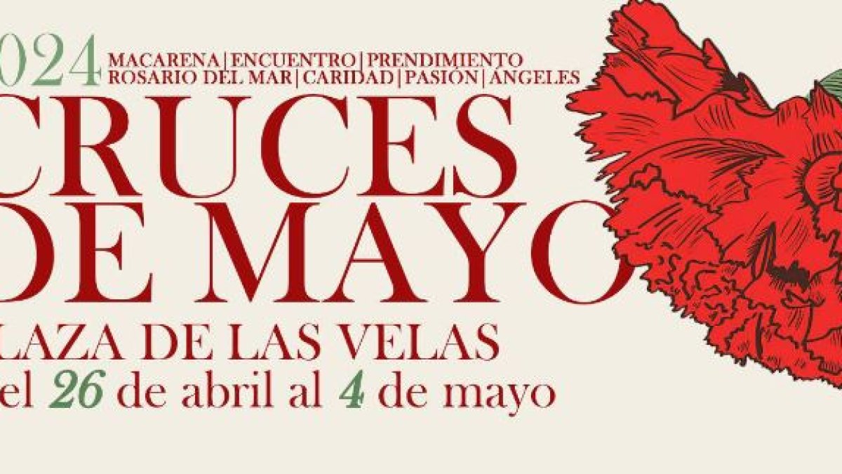 Cartel de la celebración de las cruces de mayo de 2024.