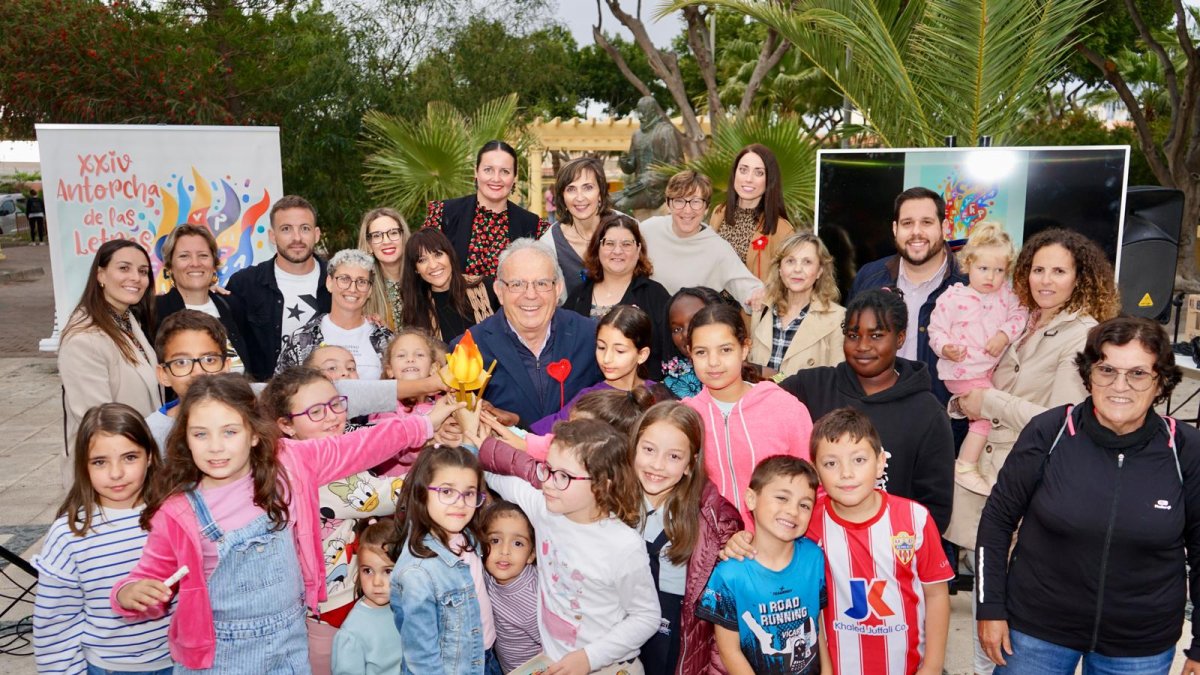 La inaguración de la Antorcha de las Letras.