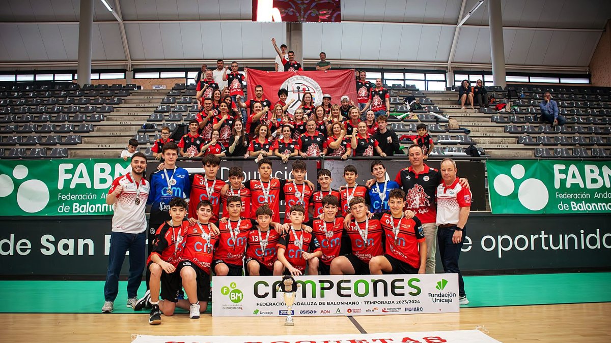 El infantil masculino que se proclamó campeón del CADEBA en San Fernando