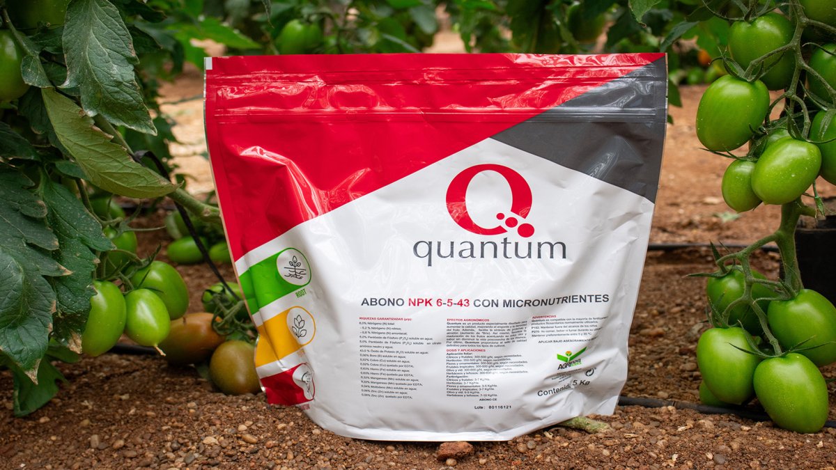 Fertilizante Quantum producido por AGRI nova Science.