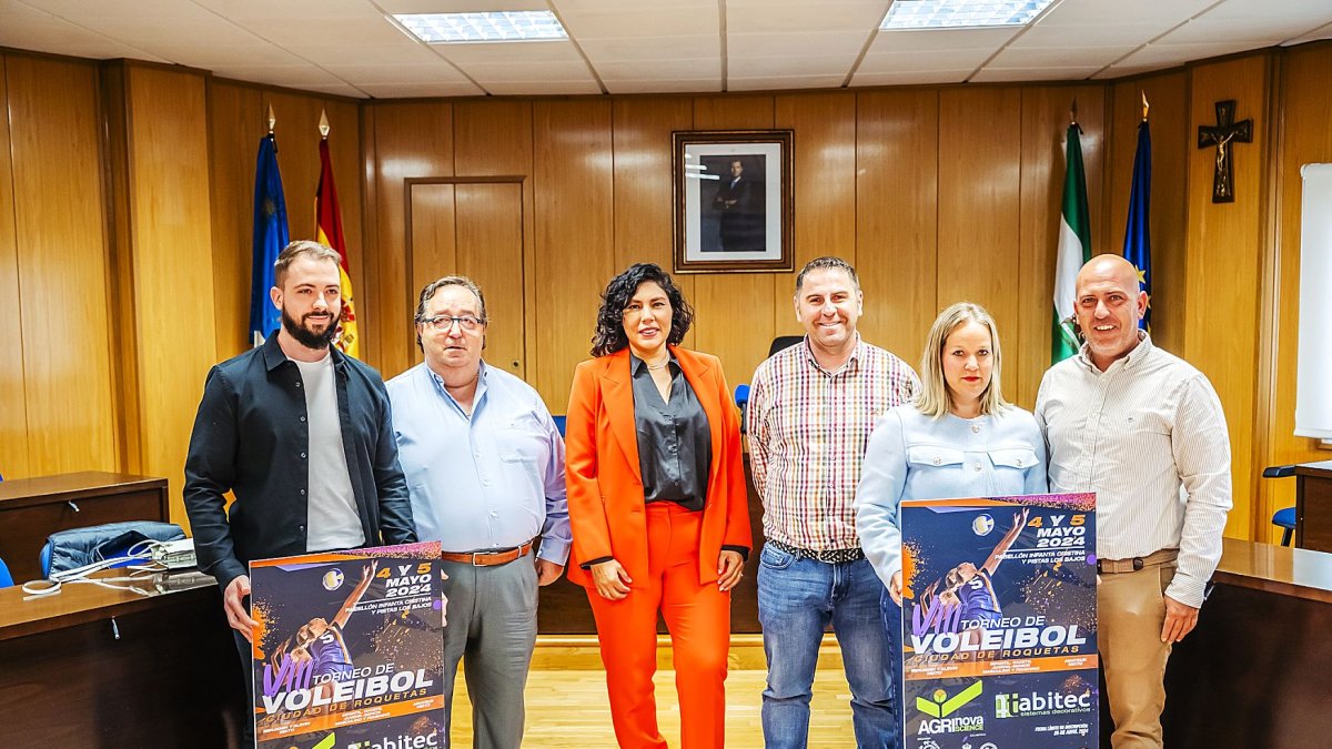 La presentación del evento en la Alcaldía de Roquetas