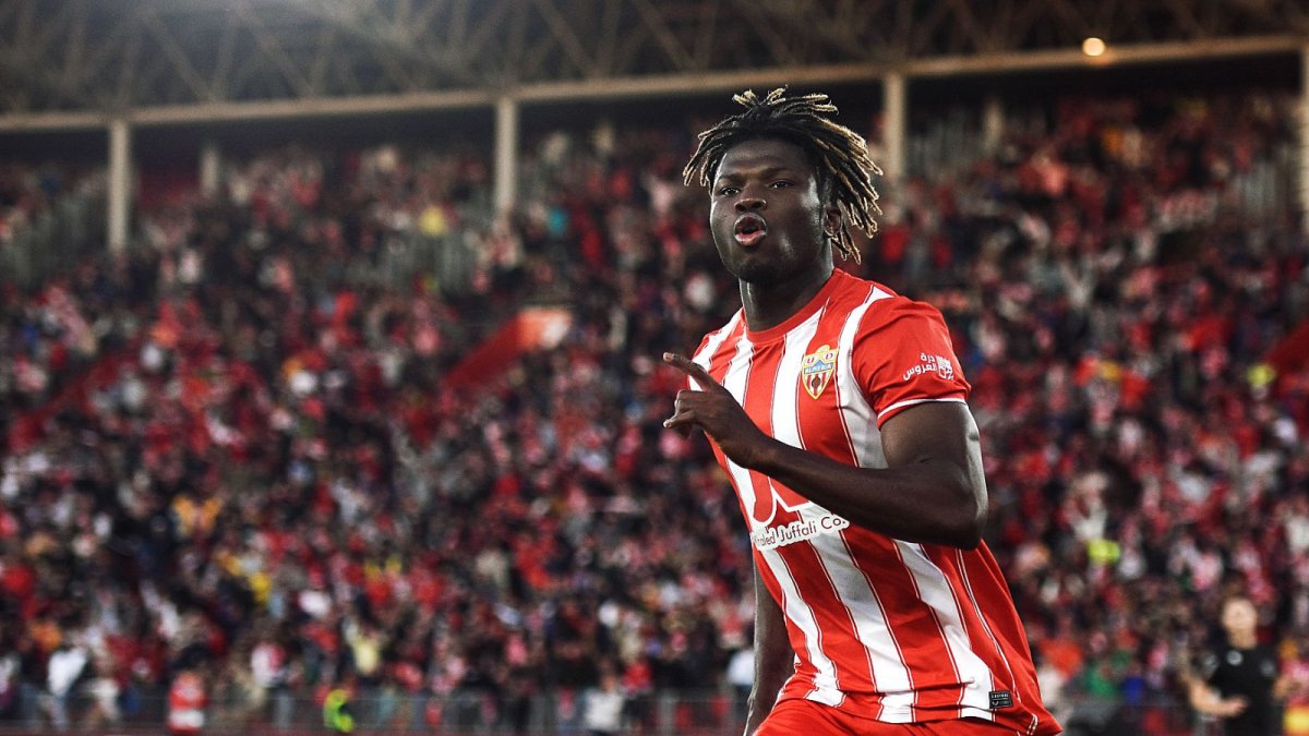 El Bilal Touré en el partido de la pasada campaña ante el Barcelona