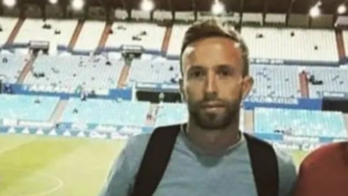 Una imagen de Santi Olmo en La Romareda.