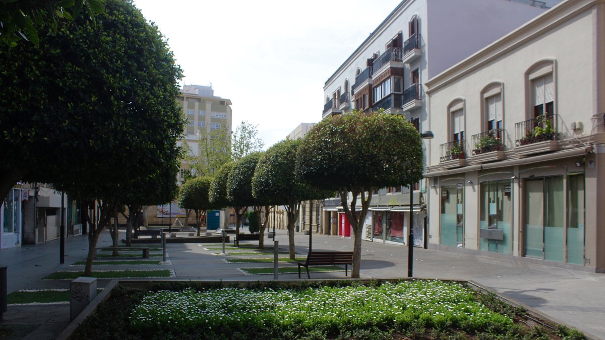 Foto de archivo de la Plaza Marqués de Heredia de la capital