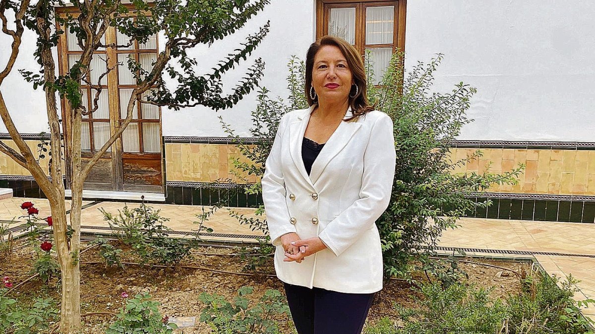 La ya exconsejera de Agricultura de la Junta, la almeriense Carmen Crespo, fotografiada en el Parlamento.
