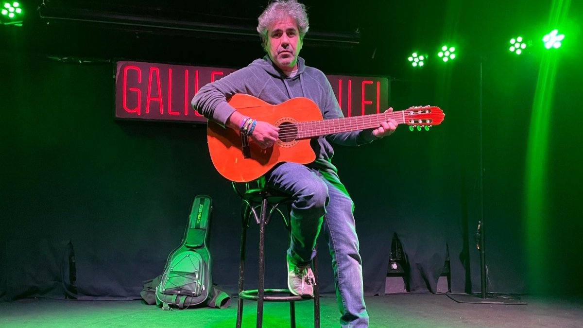 Pepe Céspedes, en la mítica sala madrileña Galileo Galilei.