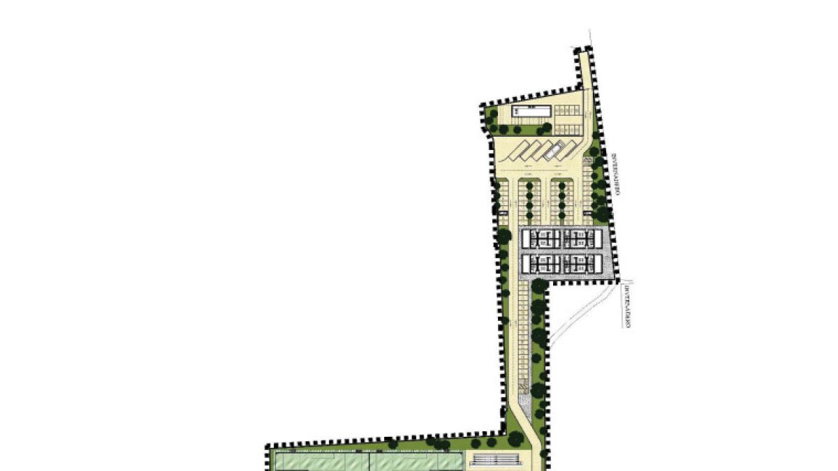 Diseño de la zona deportiva a la que se da luz verde