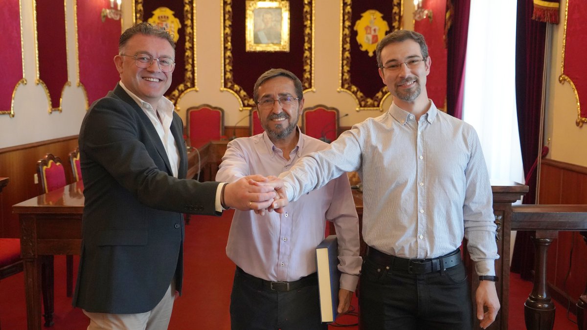 José Carlos Lupión, Domingo López y Éric Pérez.