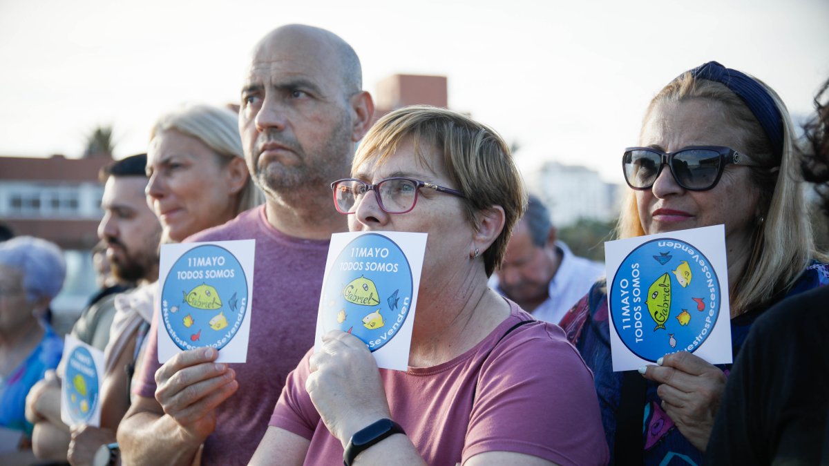 Imagen de la concentración del pasado sábado en La Ballena.