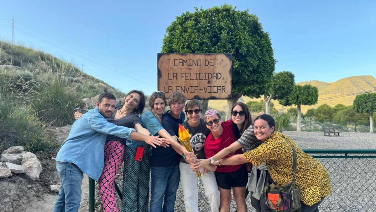 Inauguración del camino.