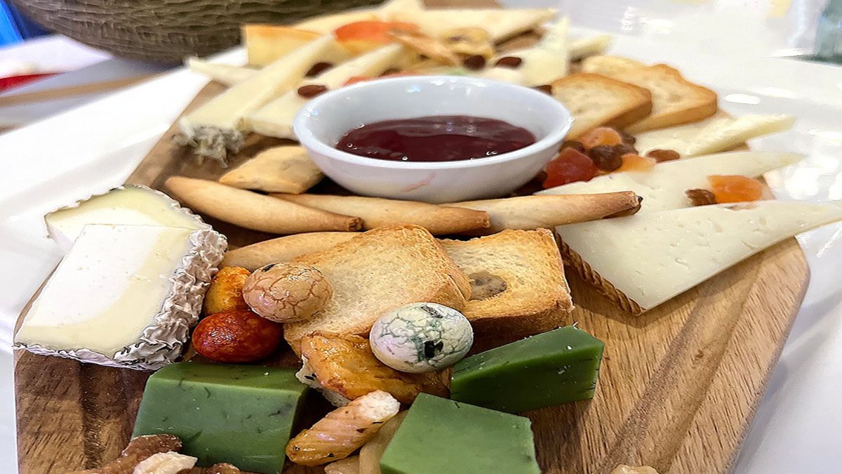 Tabla de quesos elaborada por la quesería ‘Qué Sería Yo Sin Ti’.