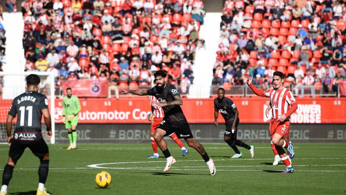 Samú Costa en el Almería-Mallorca.