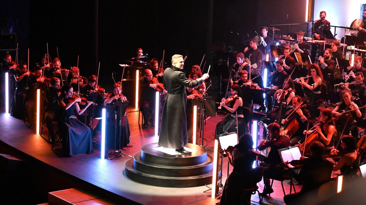 Un momento de la actuación de la Film Symphonic Orchestra.