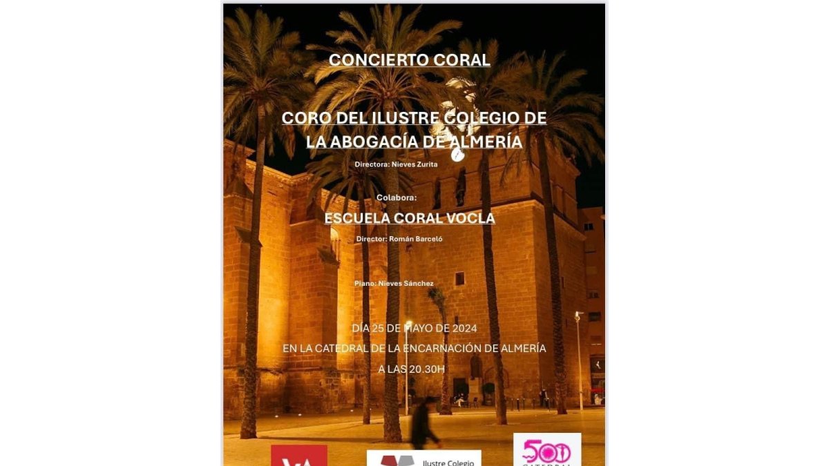 Cartel del concierto