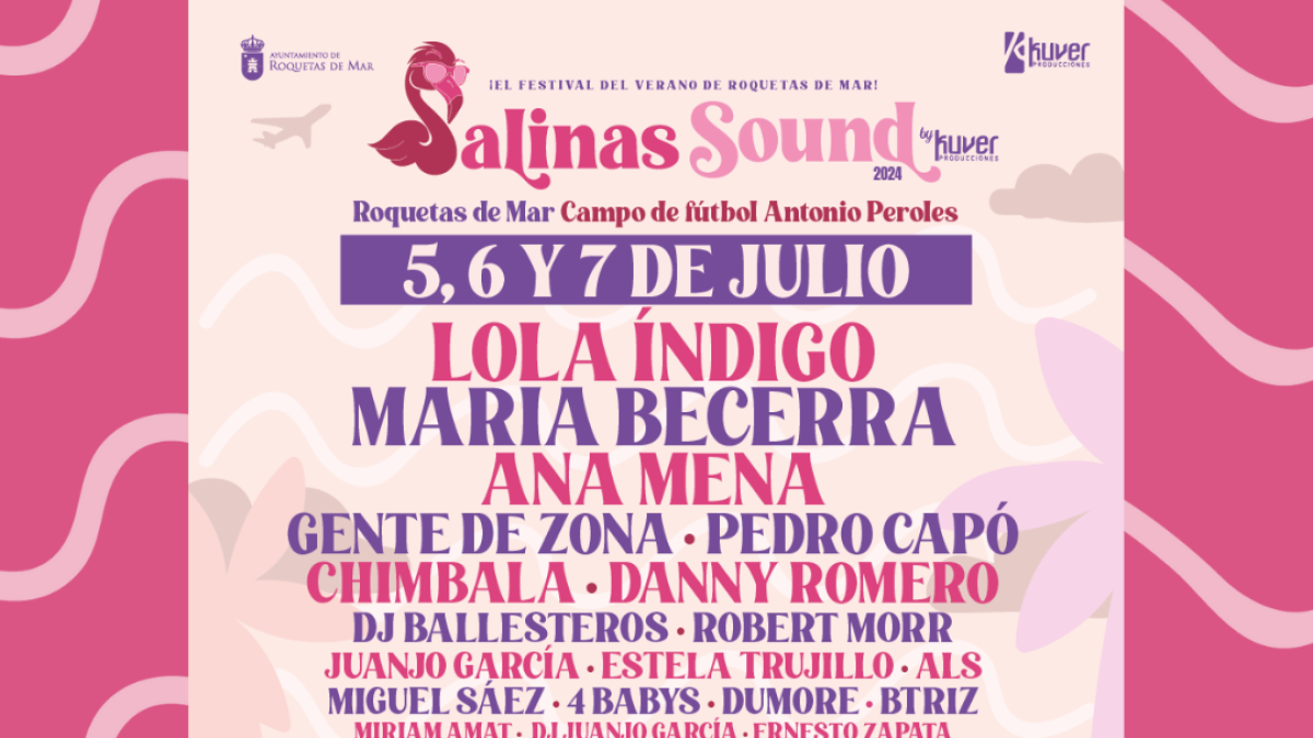 Cartel de Salinas Sound 2024.