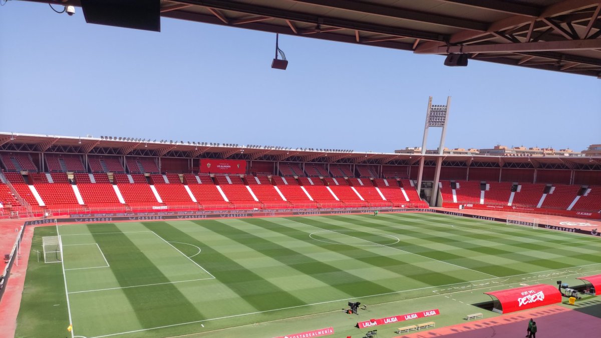 El Estadio de los Juegos Mediterráneos registrará una magnífica entrada el domingo.