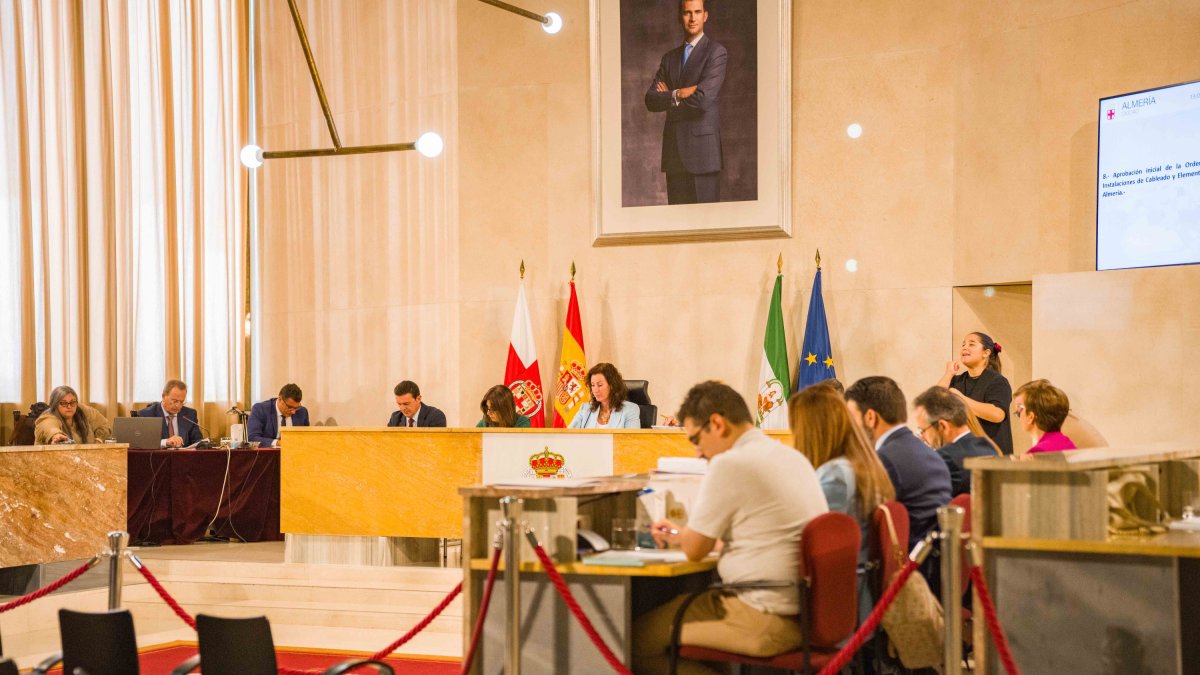 Pleno del Ayuntamiento de Almería